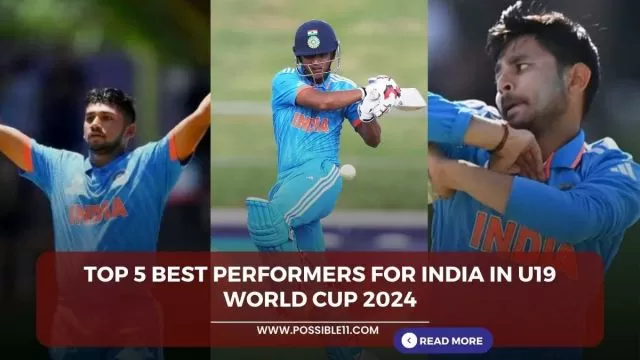 Top 5 best performers for India in