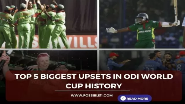 Top 5 Biggest Upsets in ODI World