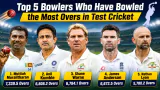 Top 5 bowlers who have bowled the most overs in Test cricket