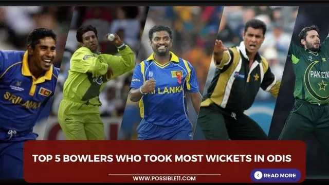 Top 5 bowlers who took most wickets