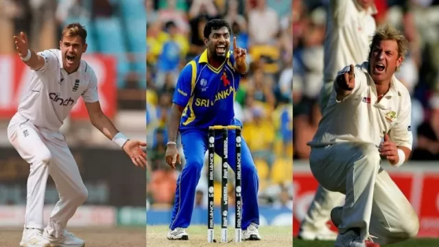 Top 5 bowlers with most wickets across