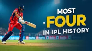 Top 5 Cricketers with Most Fours