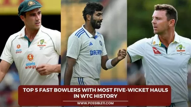 Top 5 fast bowlers with most five-wicket