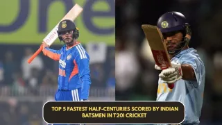 Top 5 fastest half-centuries scored by