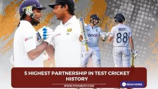 Top 5 highest partnership in Test
