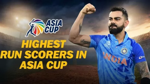 Top 5 highest run scorers in Asia