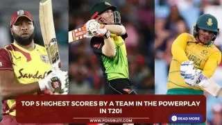 Top 5 highest scores by a
