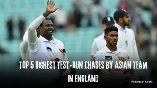 Top 5 Highest Test-Run Chases by