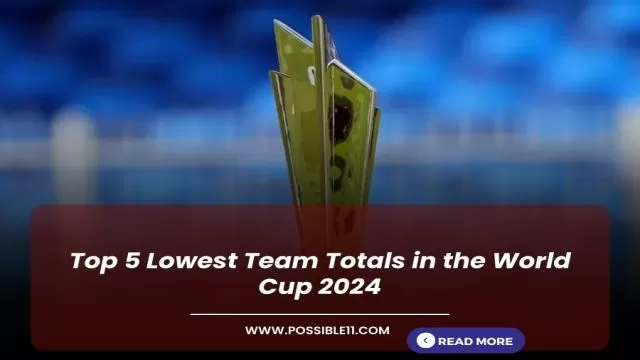 Top 5 Lowest Team Totals in the