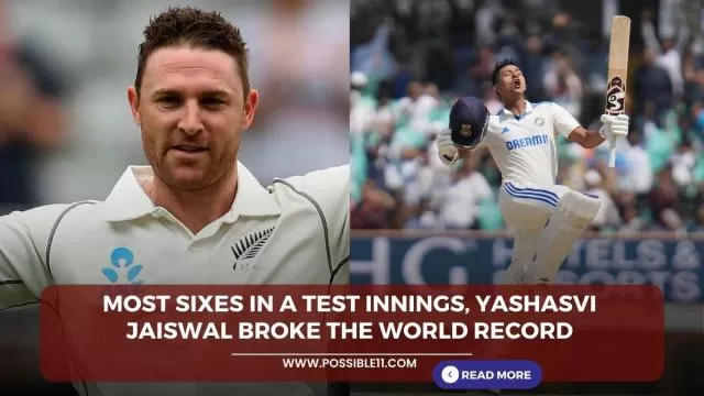 Top 5 Most Sixes in a Test