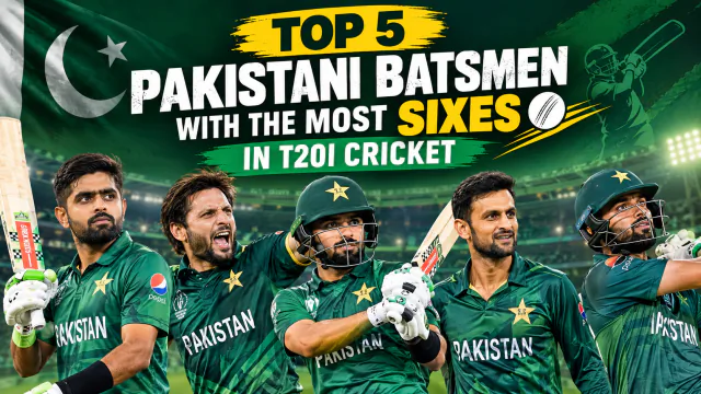 Top 5 Pakistani Batsmen with the Most