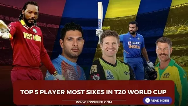 Top 5 Player Most Sixes in T20