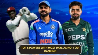 Top 5 players with most days