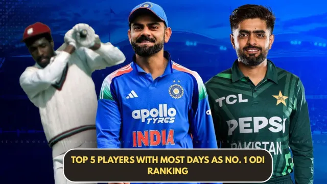 Top 5 players with most days as