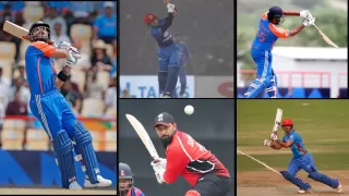 Top 5 players with most sixes