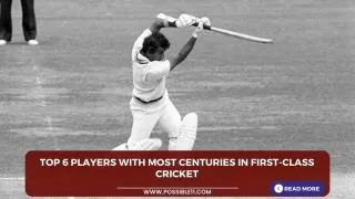 Top 6 players with most centuries