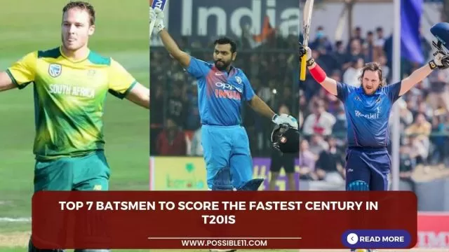 Top 7 batsmen to score the fastest