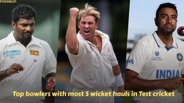 Top bowlers with most 5 wicket hauls