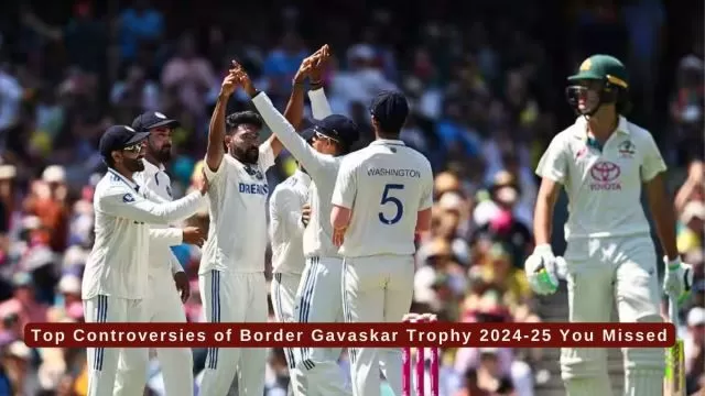 Top Controversies of Border Gavaskar Trophy 2024-25