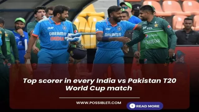 Top scorer in every India vs Pakistan