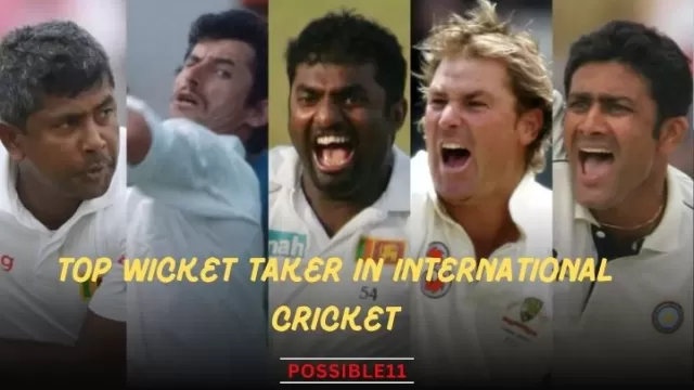 Top wicket taker in international cricket
