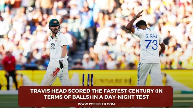 Travis Head scored the fastest century (in