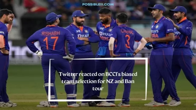 Twitter reacted on BCCIs biased team selection