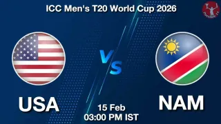 USA vs NAM T20 WC 2026,