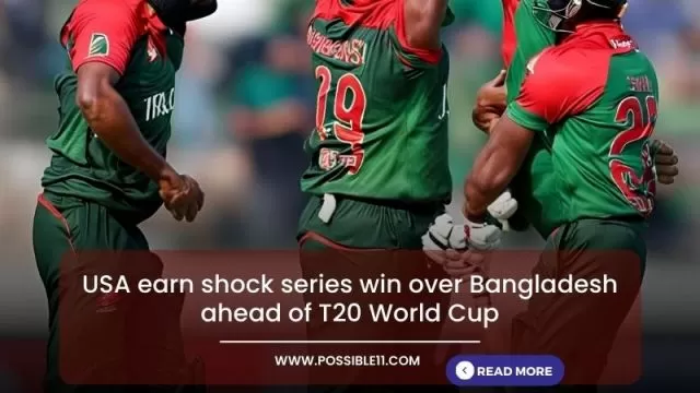 USA Win Thier First Ever T20 Series