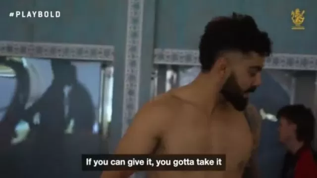 Virat Kohli and Siraj react in dressing