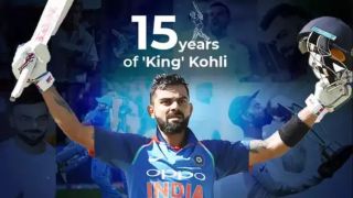 Virat Kohli completes 15 years in
