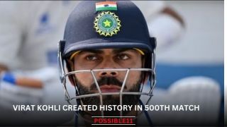 Virat Kohli created history in 500th