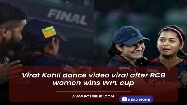 Virat Kohli dance video viral after RCB