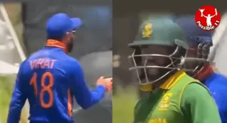 Virat Kohli gets into heated argument