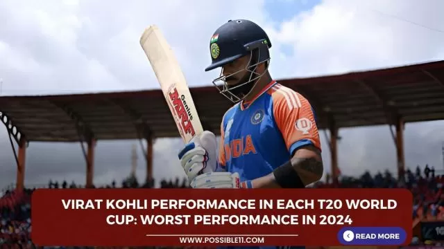 Virat Kohli Performance in each T20 World