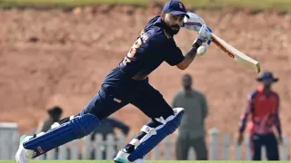 Virat Kohli scored a century against