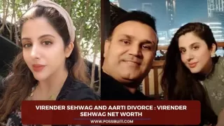 Virender Sehwag and Aarti