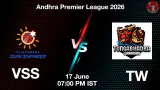 VSS vs TW APL 2026 Match Preview, Head to Head, Playing XI & AI Prediction