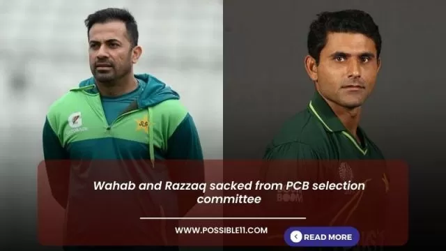 Wahab Riaz and Razzak thrown out of