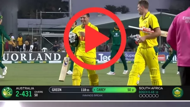 Watch AUS vs SA 3rd ODI Highlights,