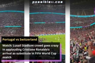 Watch: Crowd goes crazy on Ronaldo’s