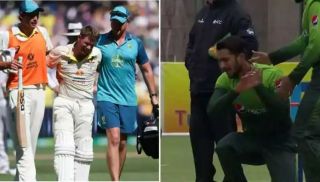 Watch: David Warner Gets injured while