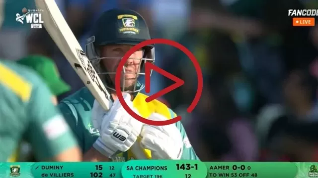 Watch Highlights:AB de Villiers century in WCL