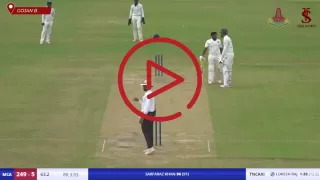Watch highlights, Sarfaraz Khan scored a