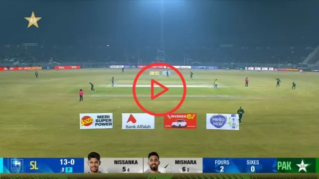 Watch Live Pakistan vs Sri Lanka Tri-Series