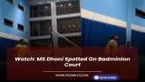 Watch: MS Dhoni Spotted