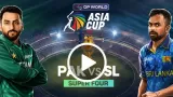 Watch PAK vs SL