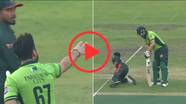 Watch: Salman Ali Agha Run Out in