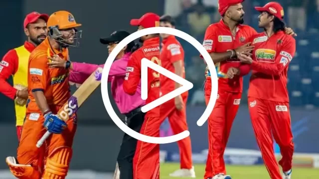 Watch Video: Fight between Nitish Rana and