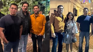 Watch Video: MS Dhoni spotted at